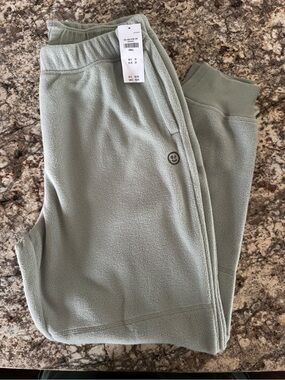 Gilly Hicks Sage Green Fleece Joggers